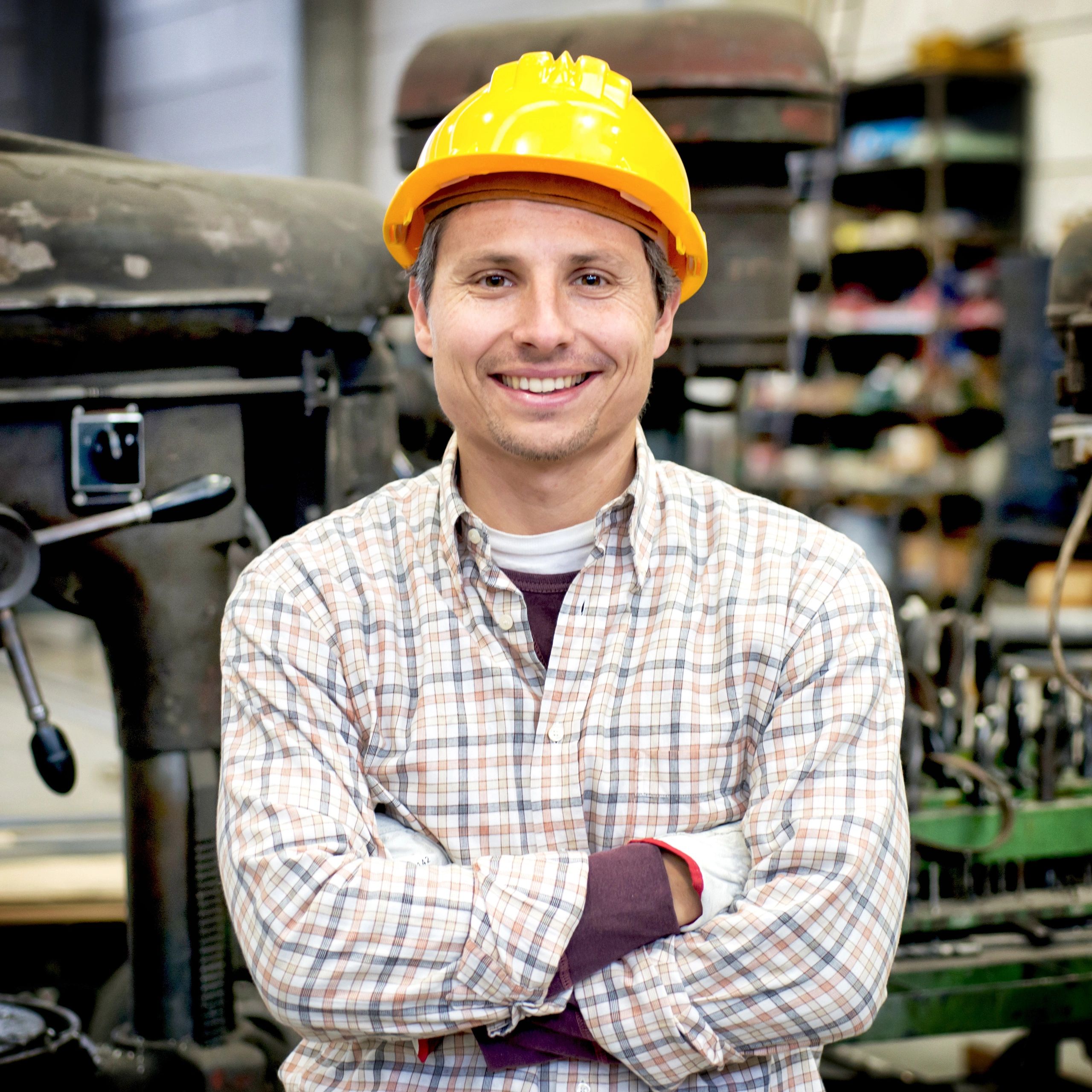 Manual worker portrait